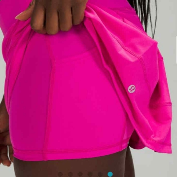 Lululemon Pace Rival Mid-Rise Skirt (Regular) 13" Sonic Pink - Sz 2 - Picture 3 of 7